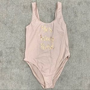 Cabana Del Sol Yes Way Rosé Swimsuit L
